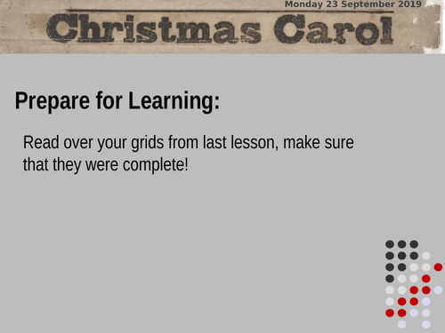 A Christmas Carol - Analysing Scrooge | Teaching Resources