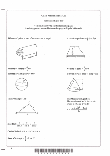 Grade 9 Maths Exam Questions. Hard | Teaching Resources