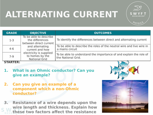 NEW AQA GCSE (2016) Physics - Alternating Current