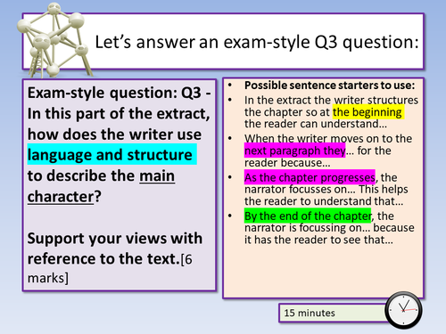 Edexcel English Language Paper 1 Structure | Teaching Resources