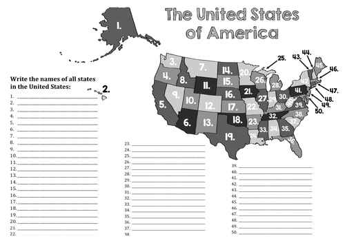 numbered-map-of-united-states-of-america-teaching-resources