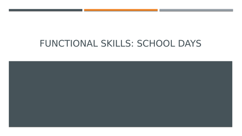 Functional Skills: New Reform: tone