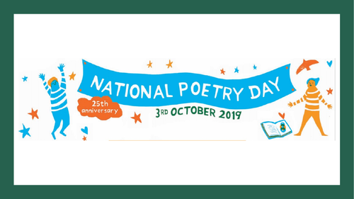 National Poetry Day 2019 Powerpoints To Support Teaching Resources 