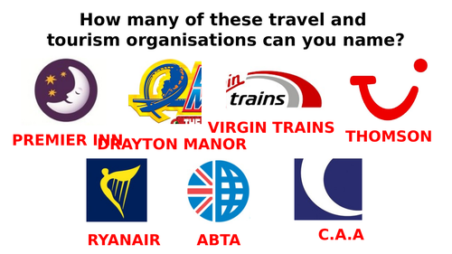 travel and tourism organisations