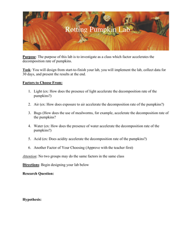 NGSS - Designing and Investigating Factors Affecting Decomposition Rate