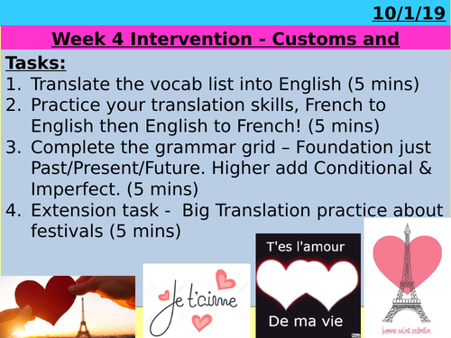 Gcse French Revision Aqa Teaching Resources 1162