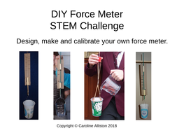 DIY Force Meter STEM Challenge | Teaching Resources