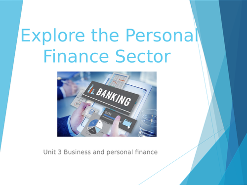 Exploring personal finance sector
