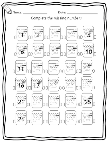 receptionyear 1 halloween maths worksheets teaching resources