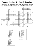 spanish ks3 viva 1 module 1 vocab sheet and revision activities