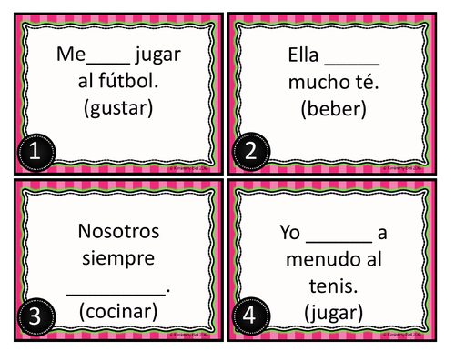 Spanish Imperfect Task Cards: Includes Regular and Irregular Verbs (Imperfecto)
