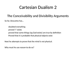 dualism metaphysics aqa cartesian