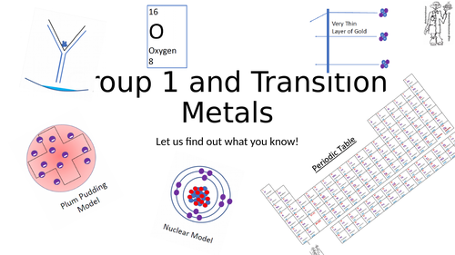 Group 1 and Transition Metal Revision Lesson | Teaching Resources