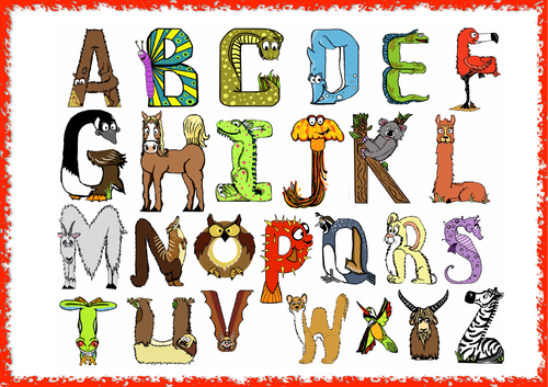 Fun Animal Alphabet Poster | Teaching Resources