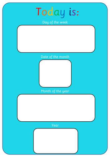 Classroom Date Display | Teaching Resources