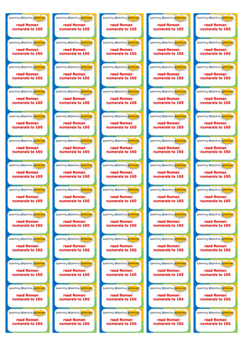 Y4 Maths Sticker Templates: Learning Objective Achieved | Teaching ...