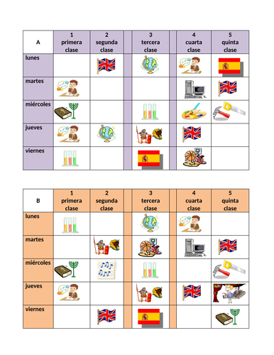 mira-1-spanish-module-2-timetable-teaching-resources