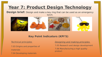 Year 7 Design and Technology booklet and PPT in line with new 1-9 GCSE ...