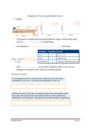 Igcse Physics Forces And Motion Questions And Answers Mattie Haywood
