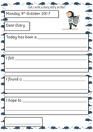 The Storm Whale Diary Entry | Teaching Resources