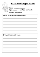 Astronaut essay application image