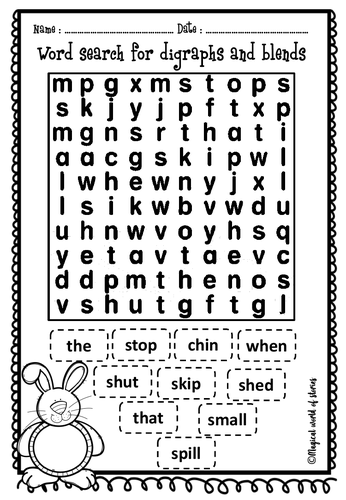word search teaching resources