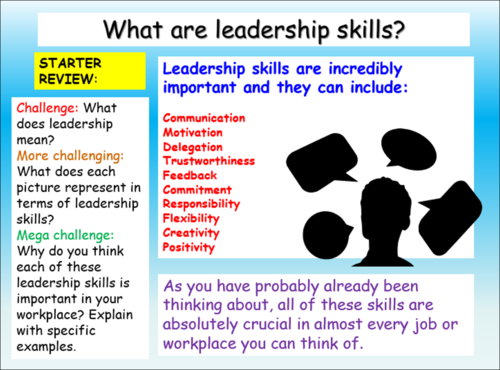 Careers - Leadership Skills | Teaching Resources