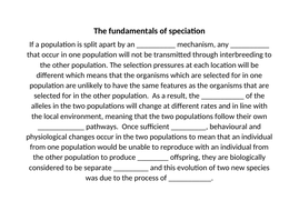 Allopatric and sympatric speciation (AQA A-level Biology) | Teaching