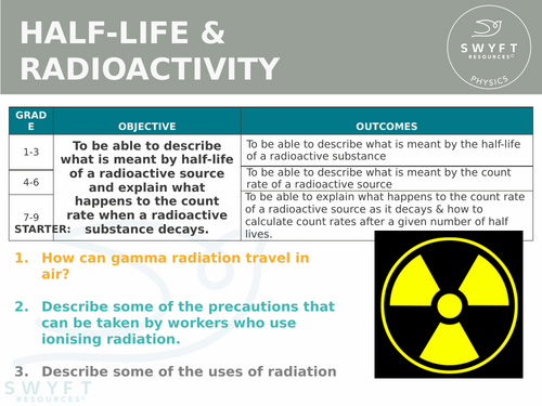 NEW AQA GCSE (2016) Physics - Half-life & Radioactivity