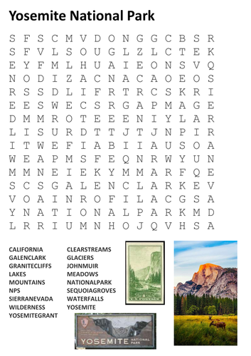 yosemite-national-park-word-search-teaching-resources