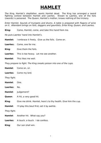 Drama - KS3 Introduction to Shakespeare - 5 Lesson SOW | Teaching Resources