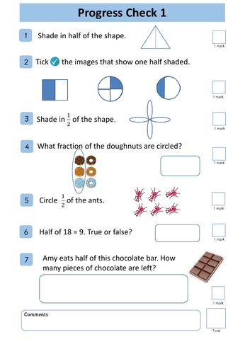 AQA Entry Level 1 Maths Ratio Fractions Teaching Resources