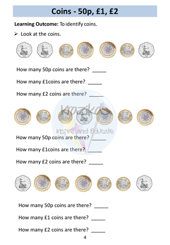 Money: AQA Entry Level 1 Maths | Teaching Resources