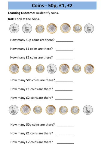 Money: AQA Entry Level 1 Maths | Teaching Resources