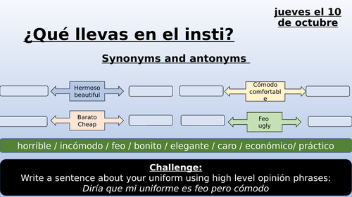 Mi vida en el insti (8 lessons) VIVA Foundation GCSE | Teaching Resources