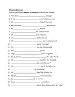 Wissen und Kennen German Verbs Worksheet | Teaching Resources Wissen und Kennen German Verbs Worksheet | Teaching Resources