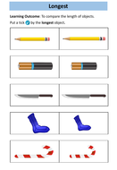 Measure: Height and Length Workbook - Entry Level 1 Maths | Teaching ...