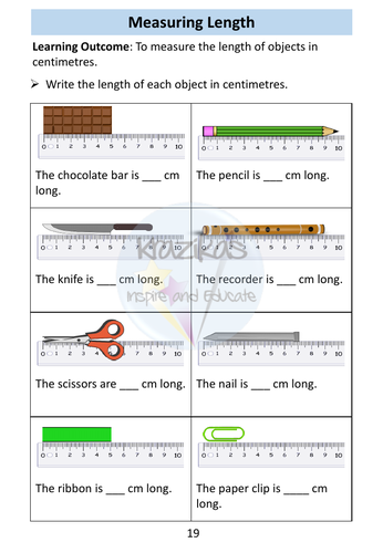 Measure: Height and Length - AQA Entry Level 1 Maths | Teaching Resources