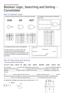 Boolean Logic (Gates, circuits, searching, sorting) - Enhanced Learning