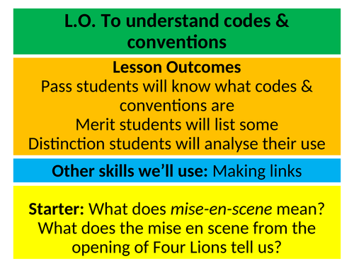 Media Key Theory Series: Media Codes and Conventions