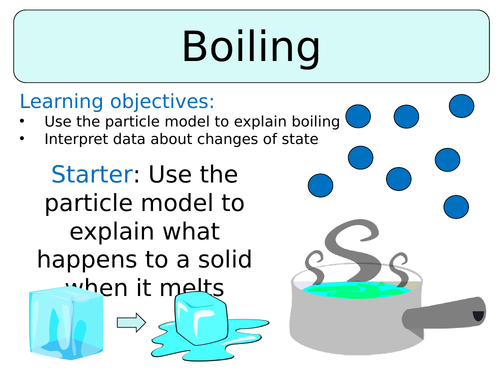 KS3 ~ Year 7 ~ Boiling