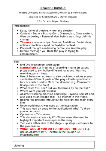 research paper topics about musical theatre