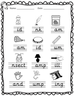 Year 1 / Reception - RWI phonics set 1 'I can read and write' workbook ...