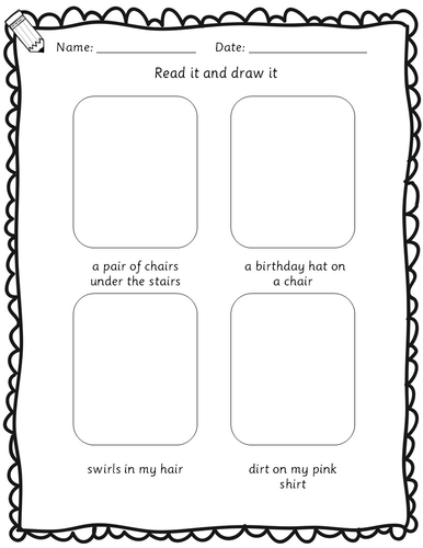 Reception / Year 1 /Year 2 - RWI phonics set 2 'I can read and write ...