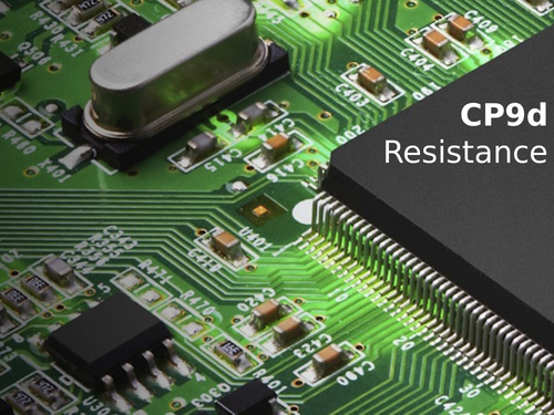 Edexcel CP9d Resistance