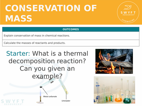 KS3 ~ Year 7 ~ Conservation of Mass
