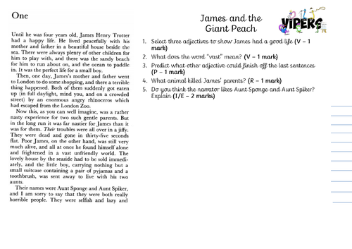 reading comprehension year 5 teaching resources