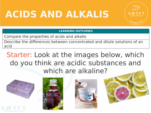 KS3 ~ Year 7 ~ Acids & Alkalis