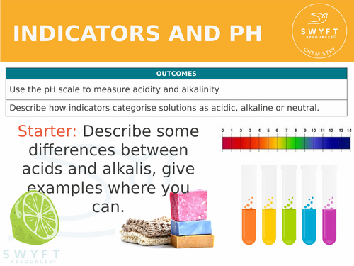 KS3 ~ Year 7 ~ Indicators & pH