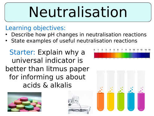 NEW KS3 ~ Year 7 ~ Neutralisation